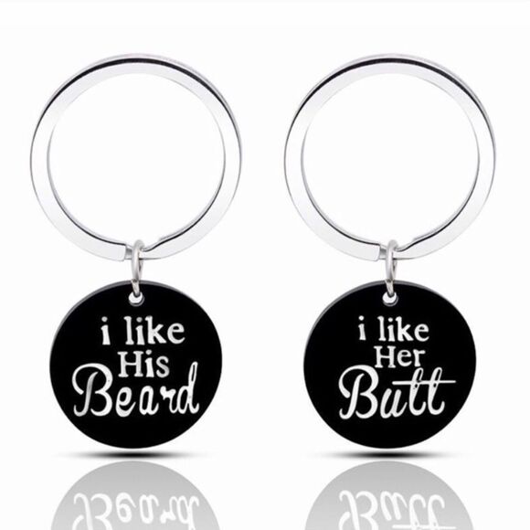 His and Hers Keychain Set - Picture 2 of 5